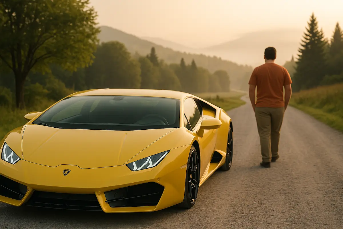 A Lamborghini? Hmmm, no, I'd rather reach FI instead!