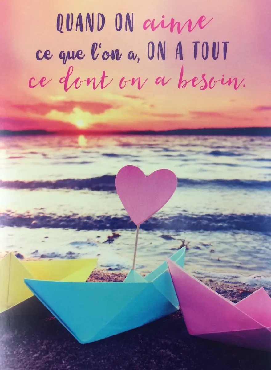 I love this idea of not always needing more