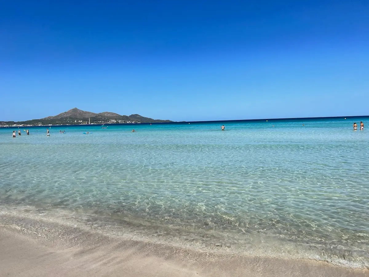The stunning Playa de Muro in Mallorca
