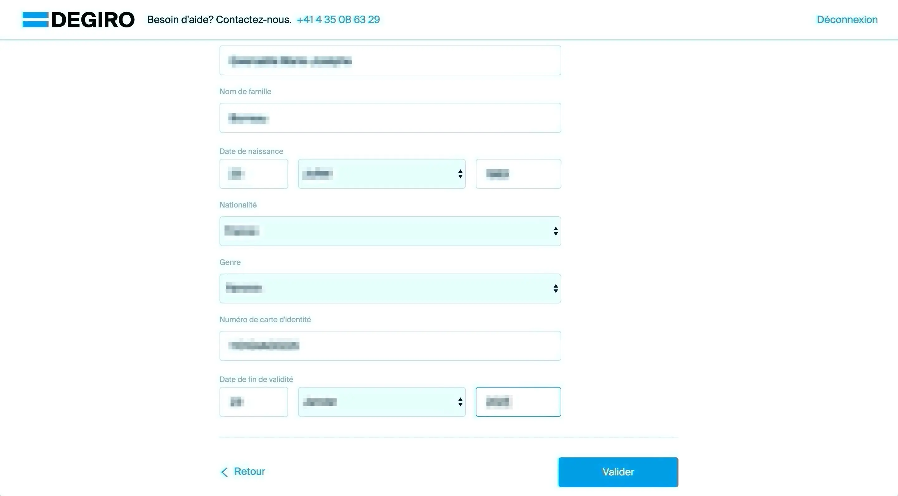 Überprüfe, ob dein Pass-/Ausweis-Scan die Identitätsverifikationsfelder korrekt ausfüllt (2)