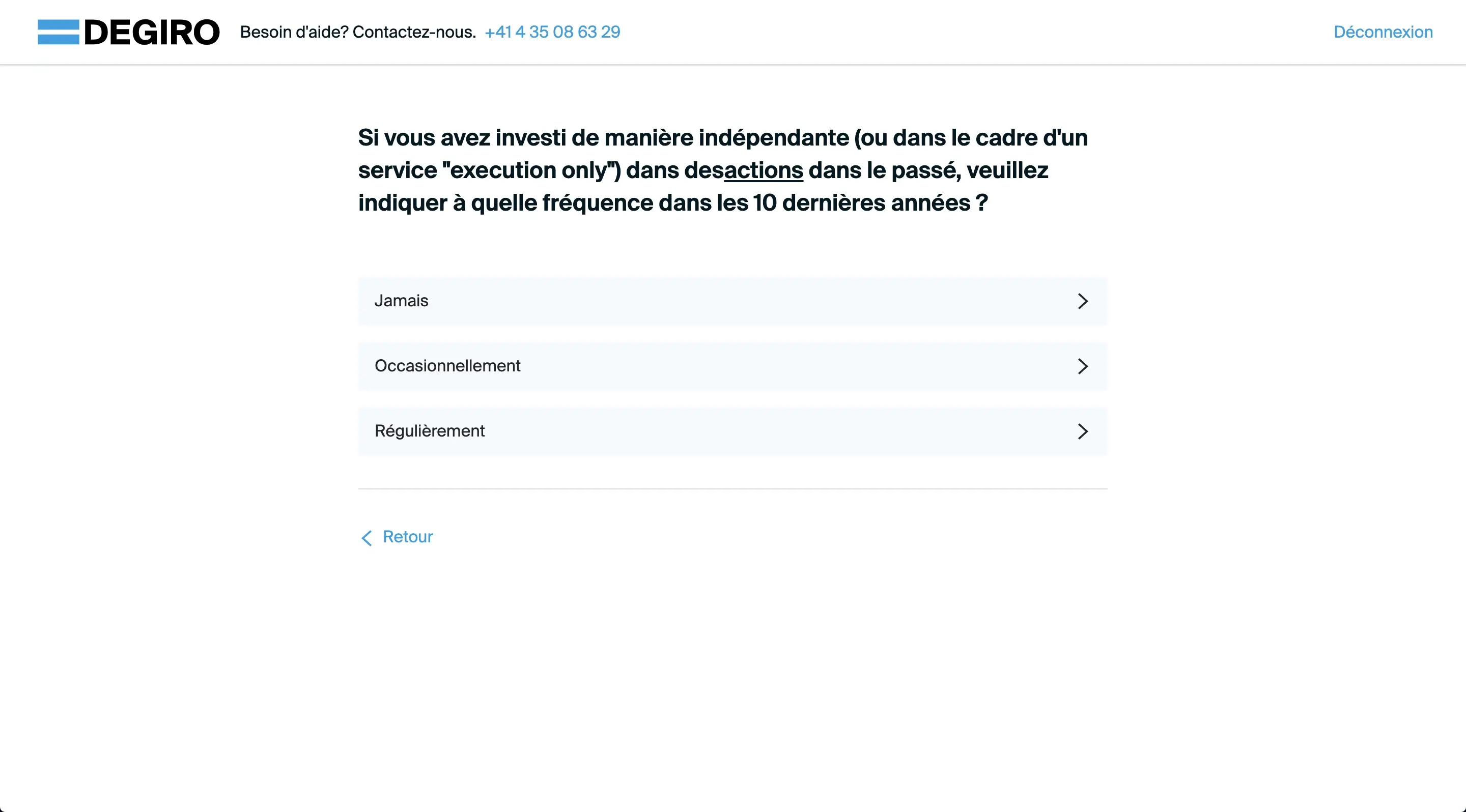 Dasselbe für Aktien