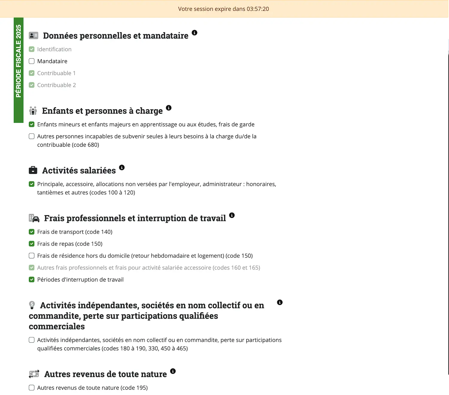 Selecting 'Standalone' mode in VaudTax